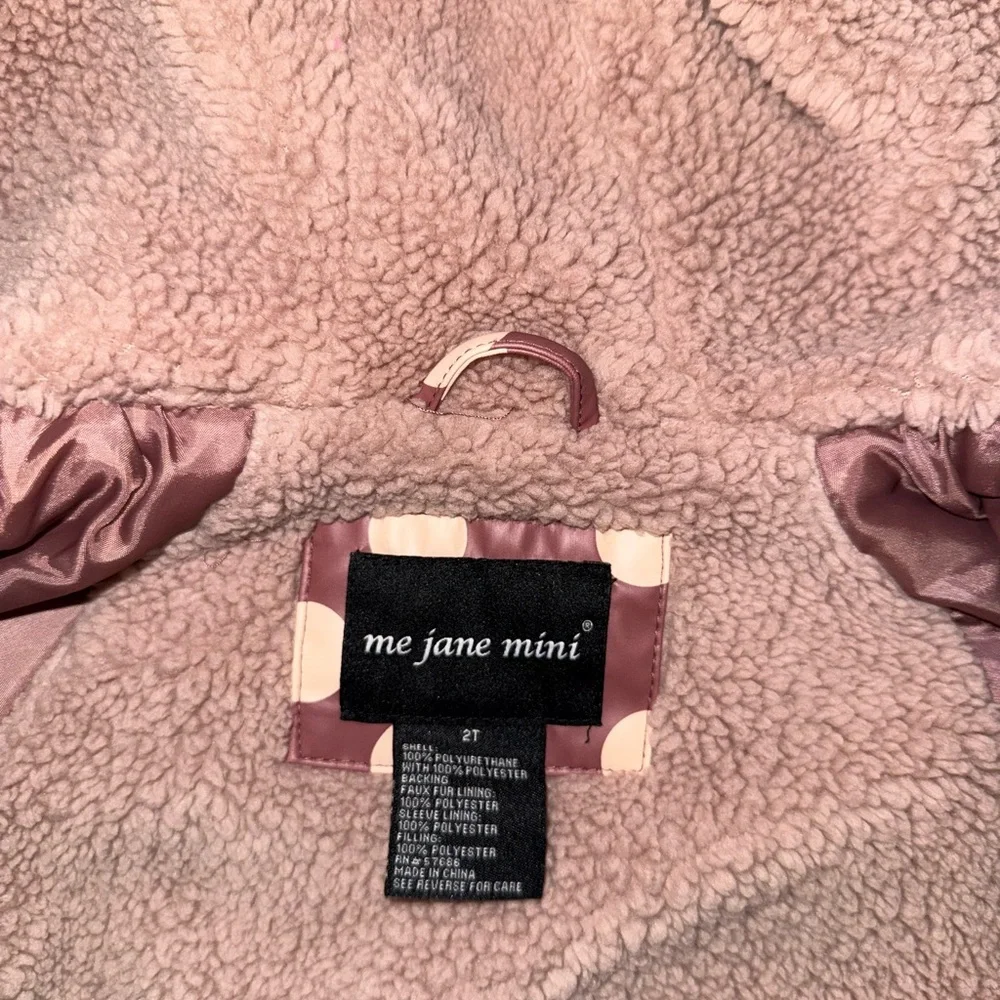 Me Jane mini Kids‎ Polka Dot Raincoat - Brown and Cream